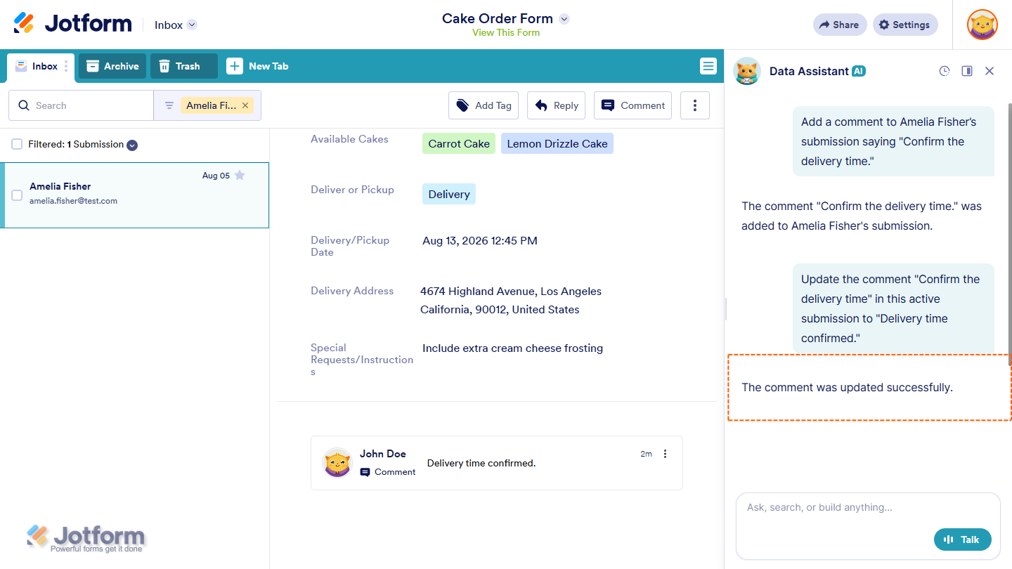 How to Use AI Data Assistant in Jotform Inbox Image-37