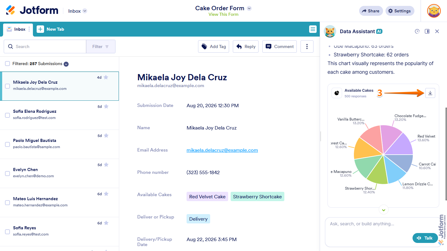 How to Use AI Data Assistant in Jotform Inbox Image-11