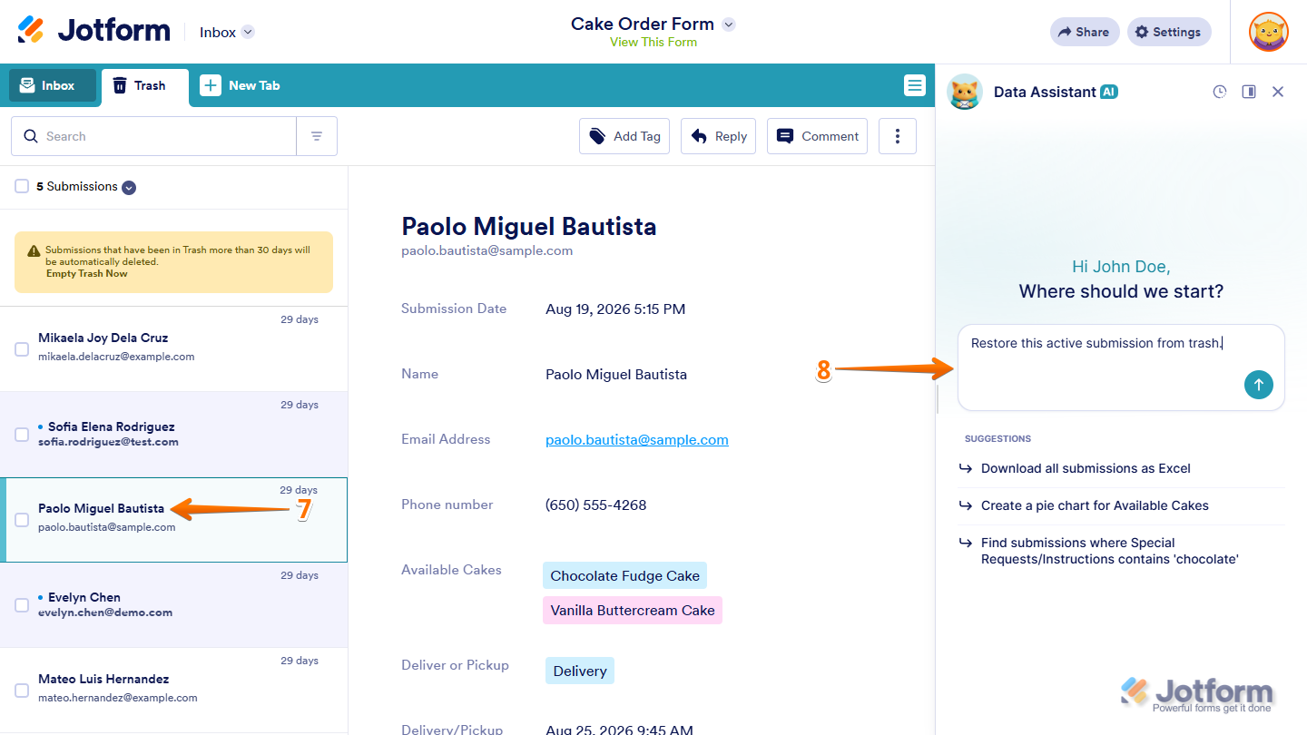 How to Use AI Data Assistant in Jotform Inbox Image-33