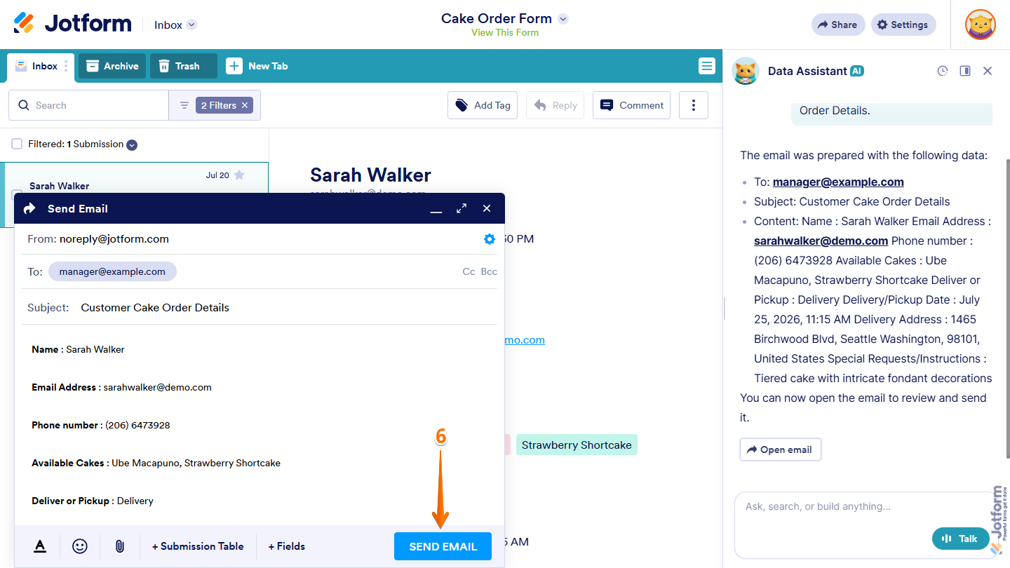 How to Use AI Data Assistant in Jotform Inbox Image-45