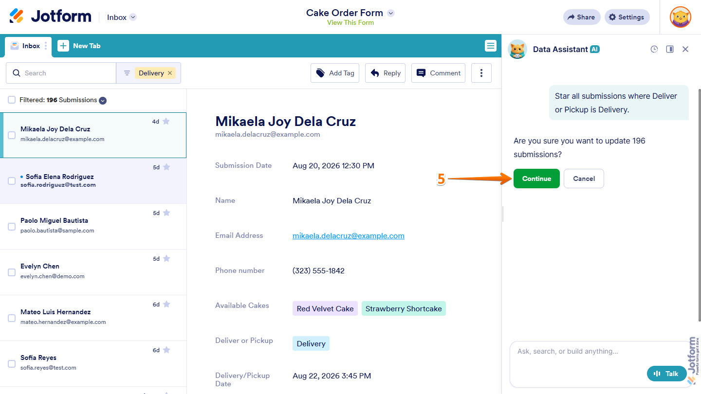How to Use AI Data Assistant in Jotform Inbox Image-17