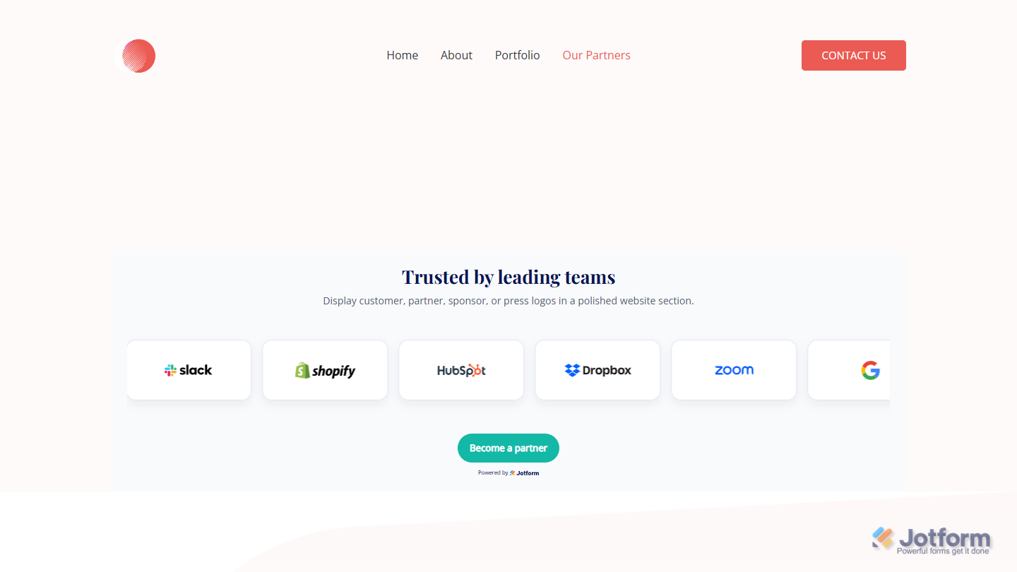 Website Widget demo page