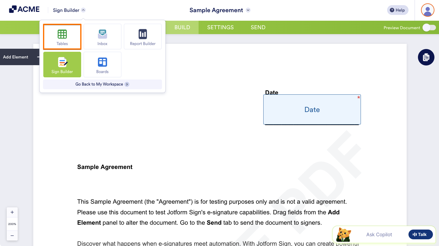 How to Download a Jotform Sign Document in Tables Image-2