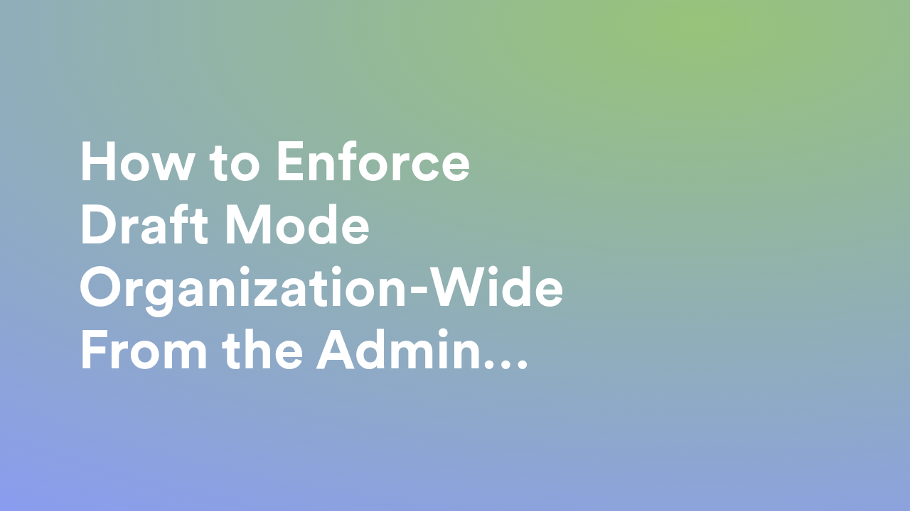 Admin Console