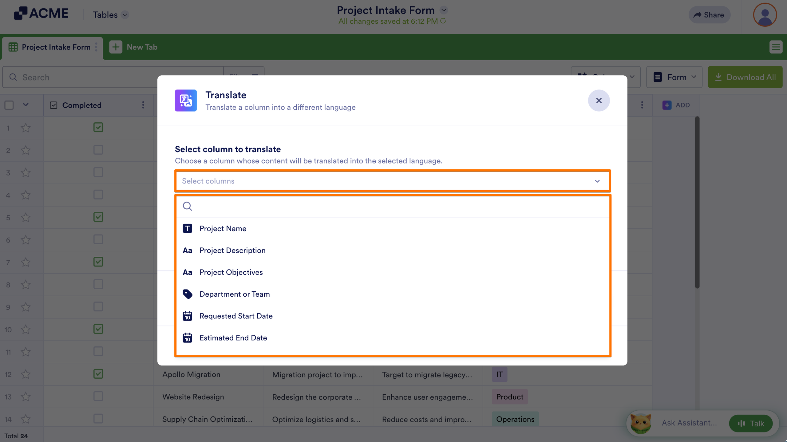 How to Use AI Columns in Tables Image-28