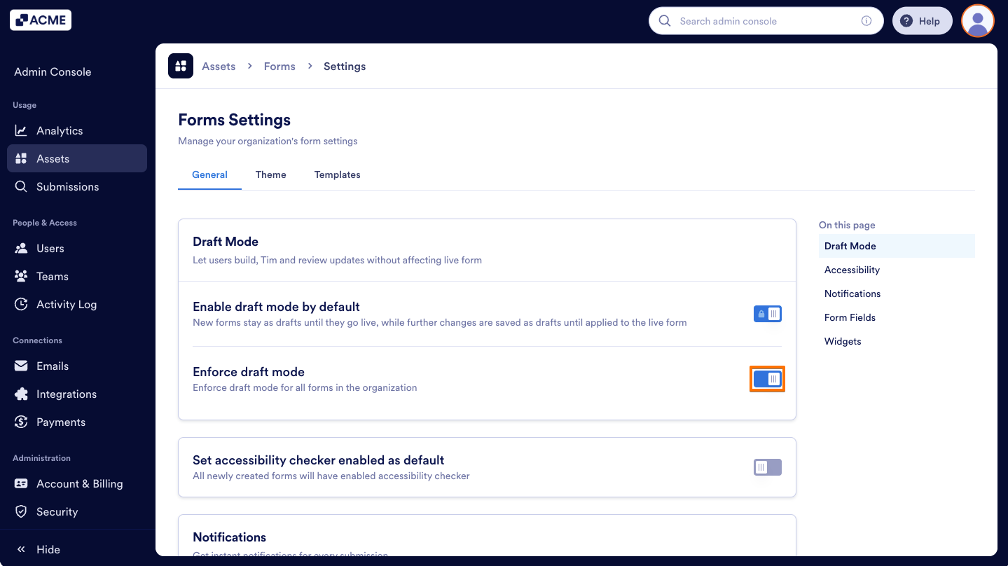 How to Enforce Draft Mode Organization-Wide From the Admin Console Image-5