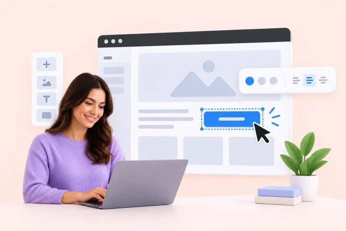 How to add a custom button to Squarespace