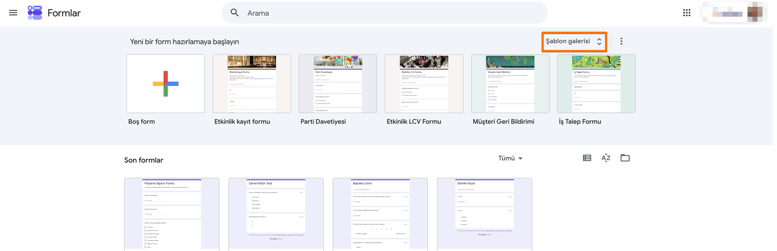 Tüm Google Forms anket şablonlarını açıklıyoruz Image-1