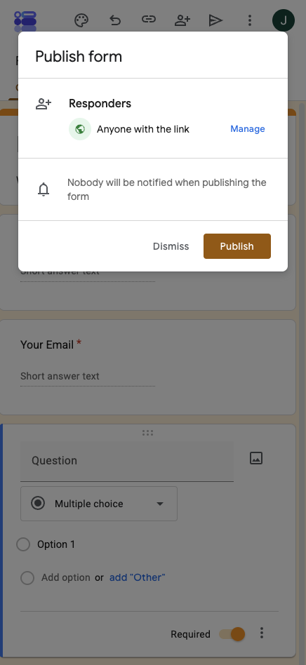 How to create a Google Form on iPhone and iPad Image-1