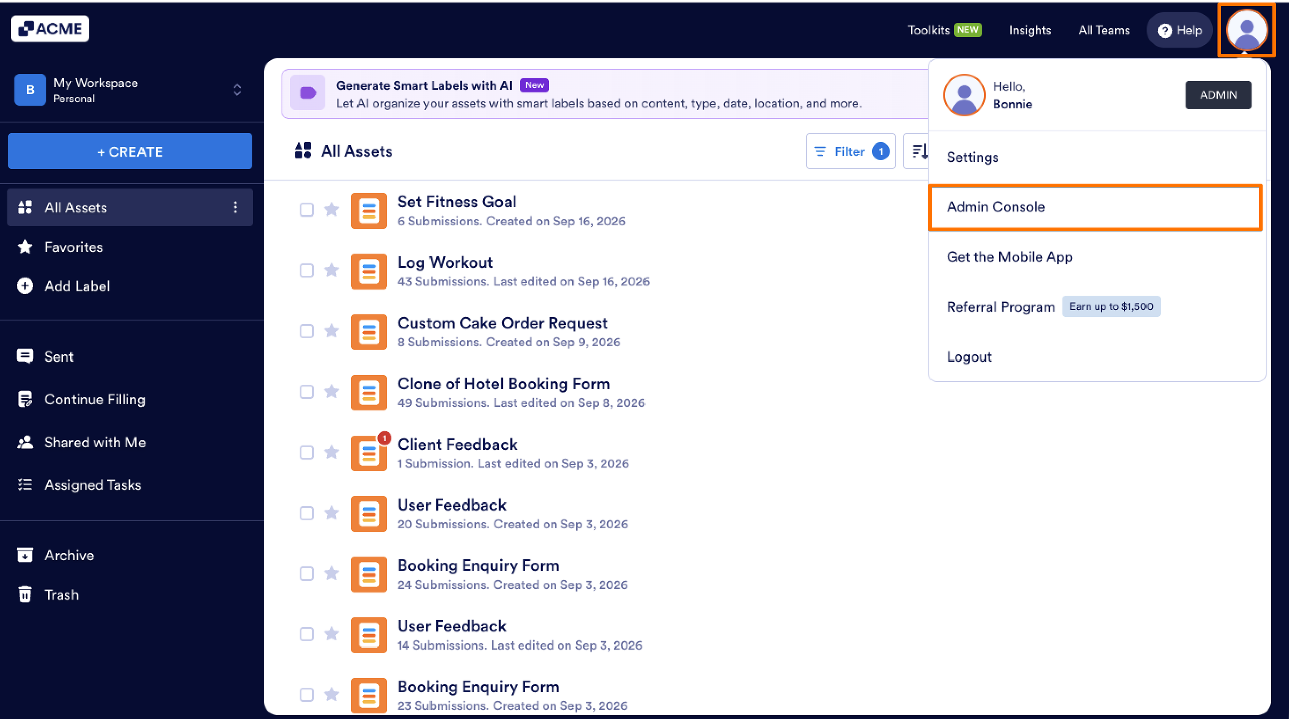How to Manage Organization-wide Auto Delete Submissions Image-1