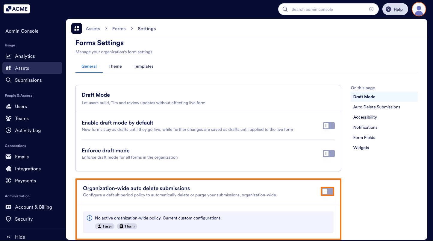 How to Manage Organization-wide Auto Delete Submissions Image-4