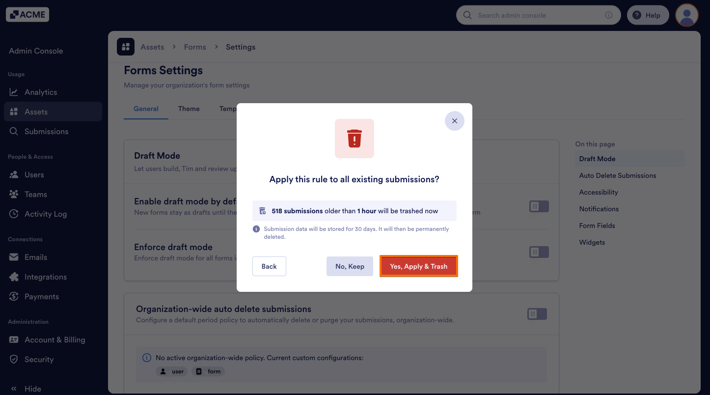 How to Manage Organization-wide Auto Delete Submissions Image-9