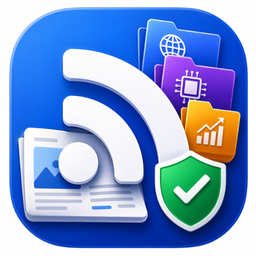 RSS Content Curator - Logo