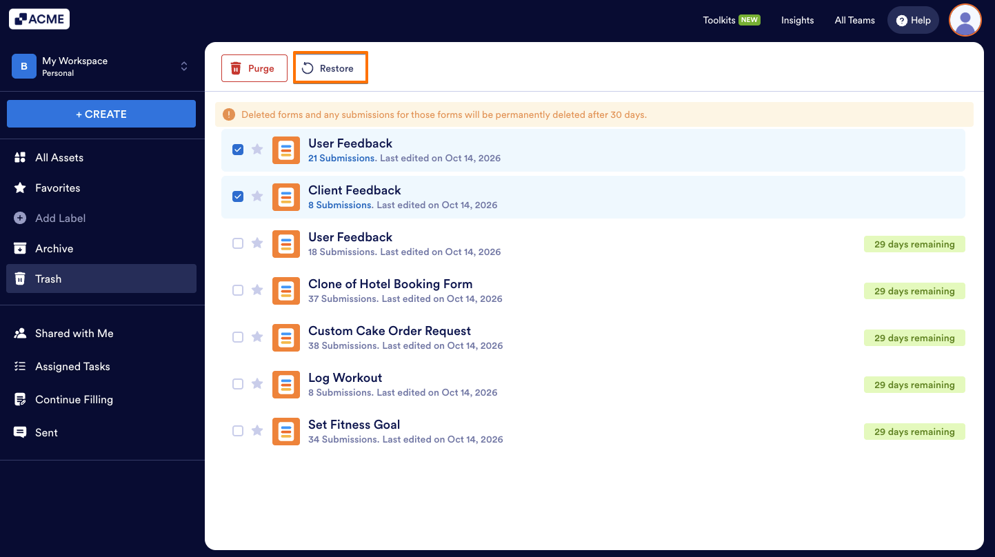 How to Restore Deleted Forms Image-3
