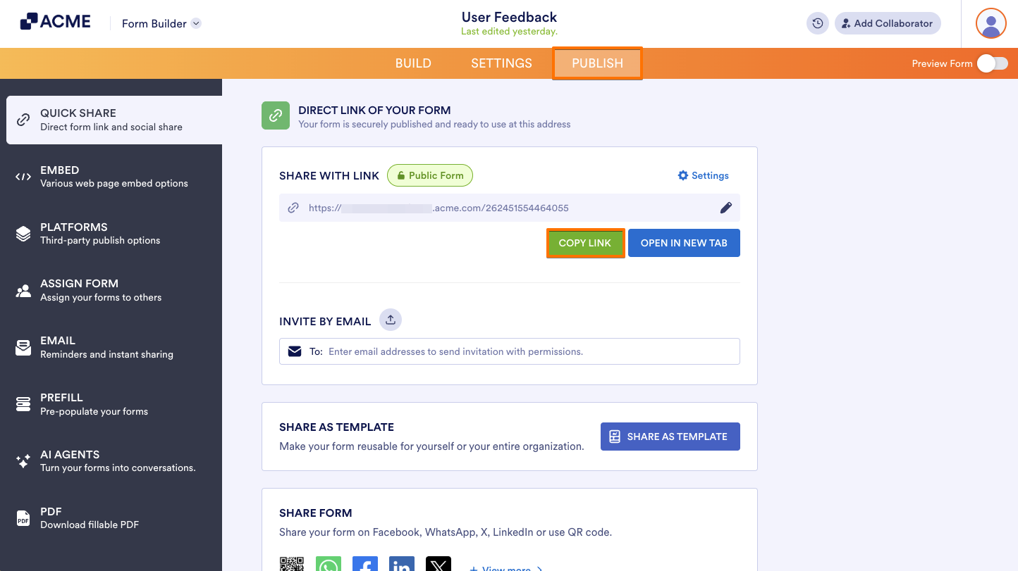 How to Find Your Form URL Image-3