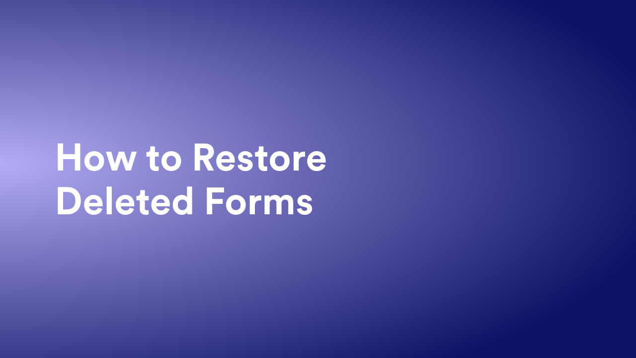 Create Forms