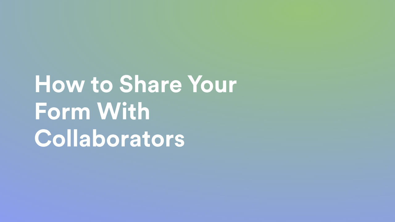 Share Forms
