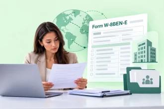 How to complete Form W-8BEN-E