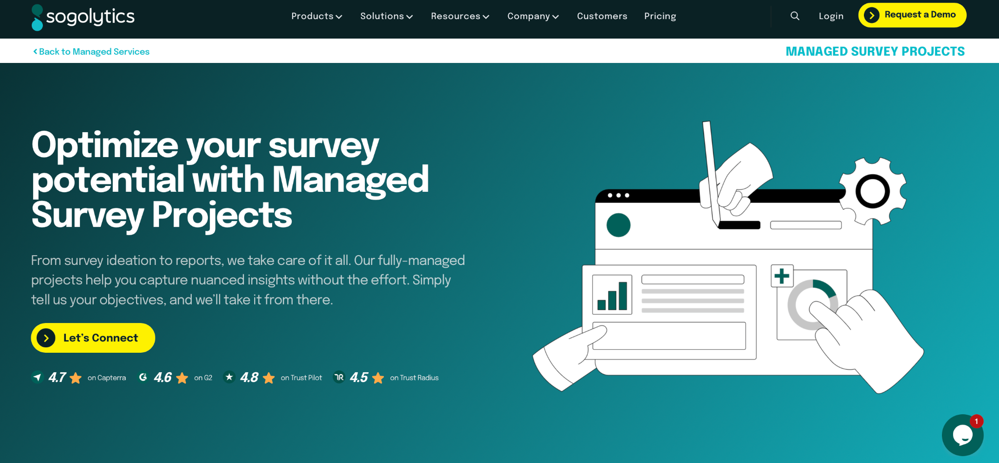 Sogolytics Landing Page