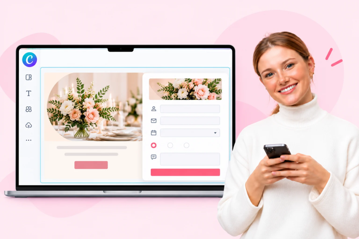 Come aggiungere un modulo RSVP a un sito web Canva