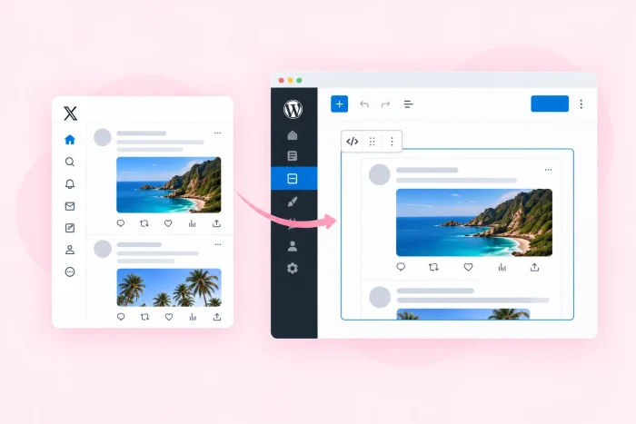 Come aggiungere un feed di Twitter (X) a WordPress