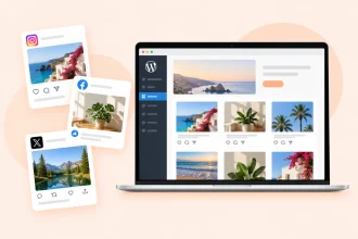 Cómo agregar un feed de redes sociales a WordPress