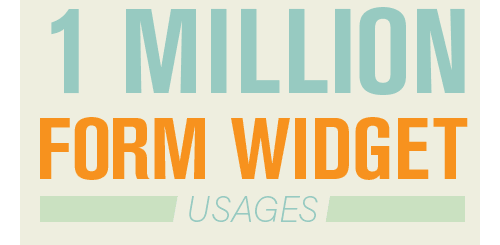 1 million form widget usages
