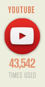 Youtube - used 43,542 times